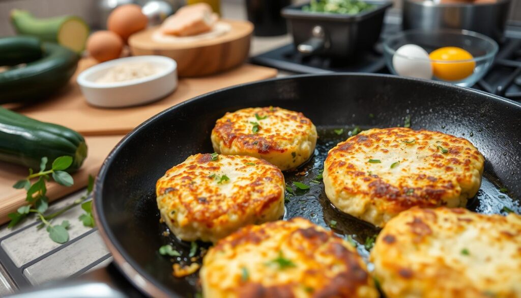 Zucchini Crab Cakes Cooking Techniques