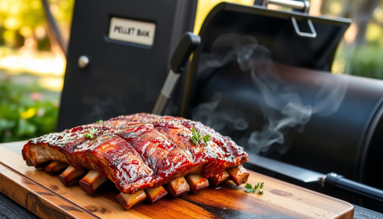 pellet smoker beef ribs