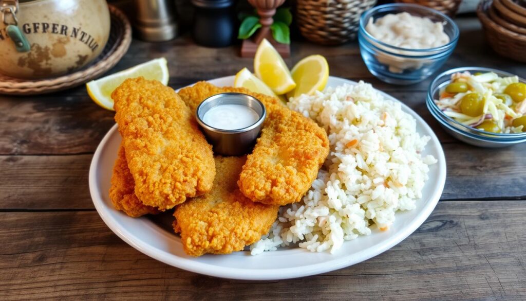 Southern Fried Whiting Plate